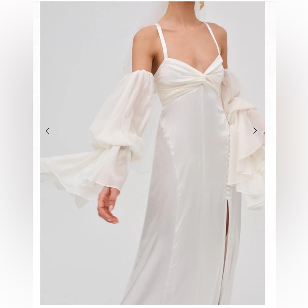 Elegant Off-Shoulder White Dress